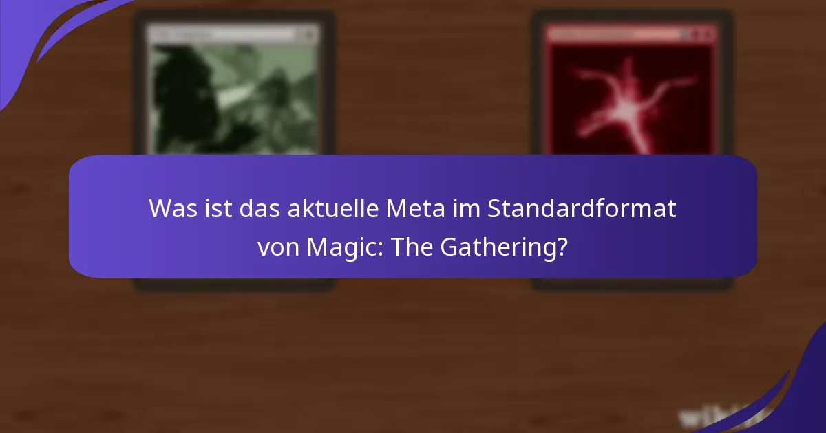 Welche Decks sind im Standardformat beliebt?