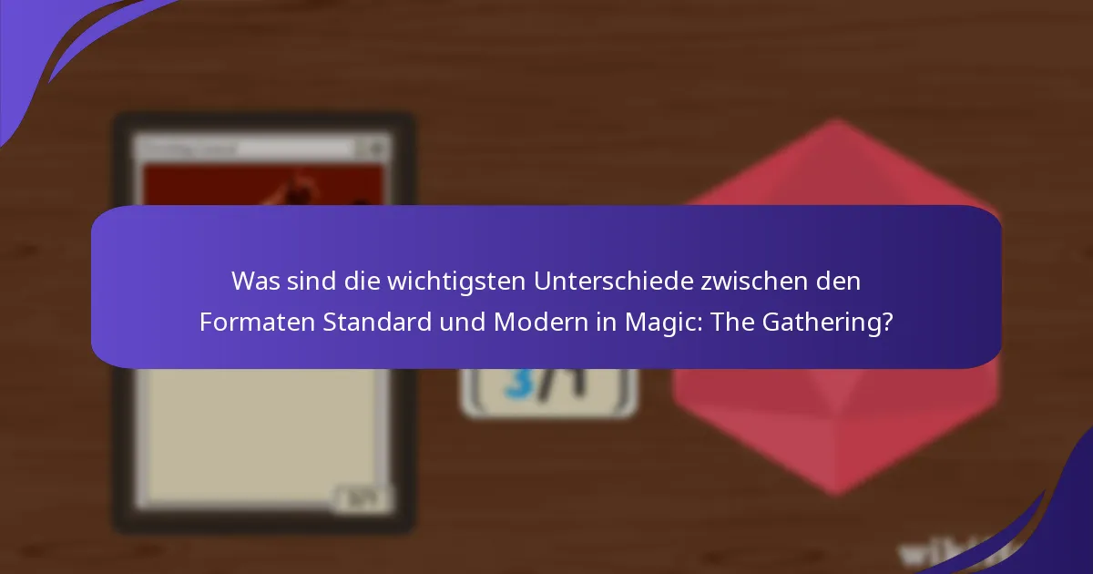 Was sind die Vor- und Nachteile jedes Magic: The Gathering-Formats?