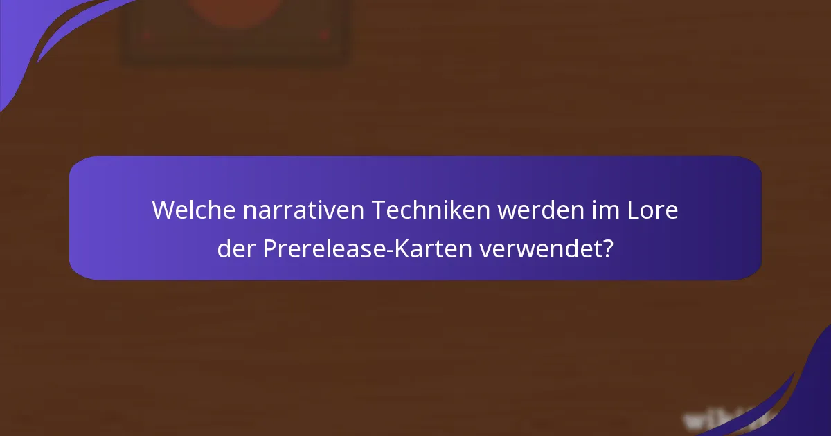 Welche thematischen Elemente sind in den Prerelease-Karten vorhanden?