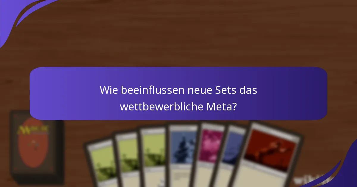 Wie bewertet man die Kartenstärke über Sets hinweg?